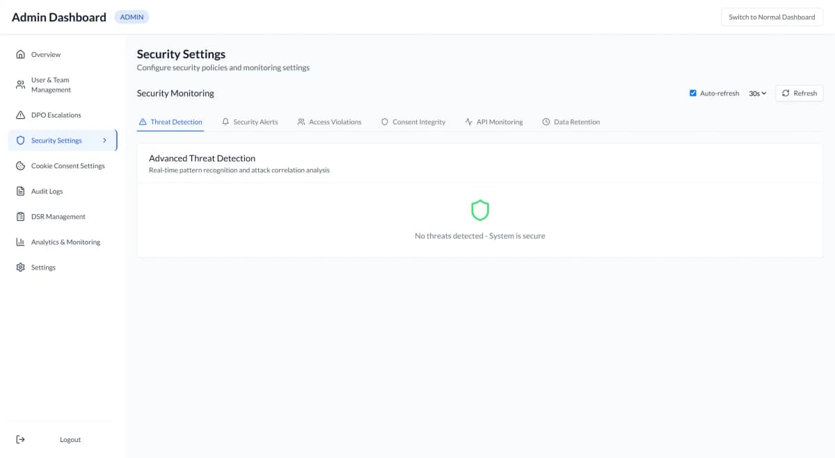 Security Monitoring Dashboard