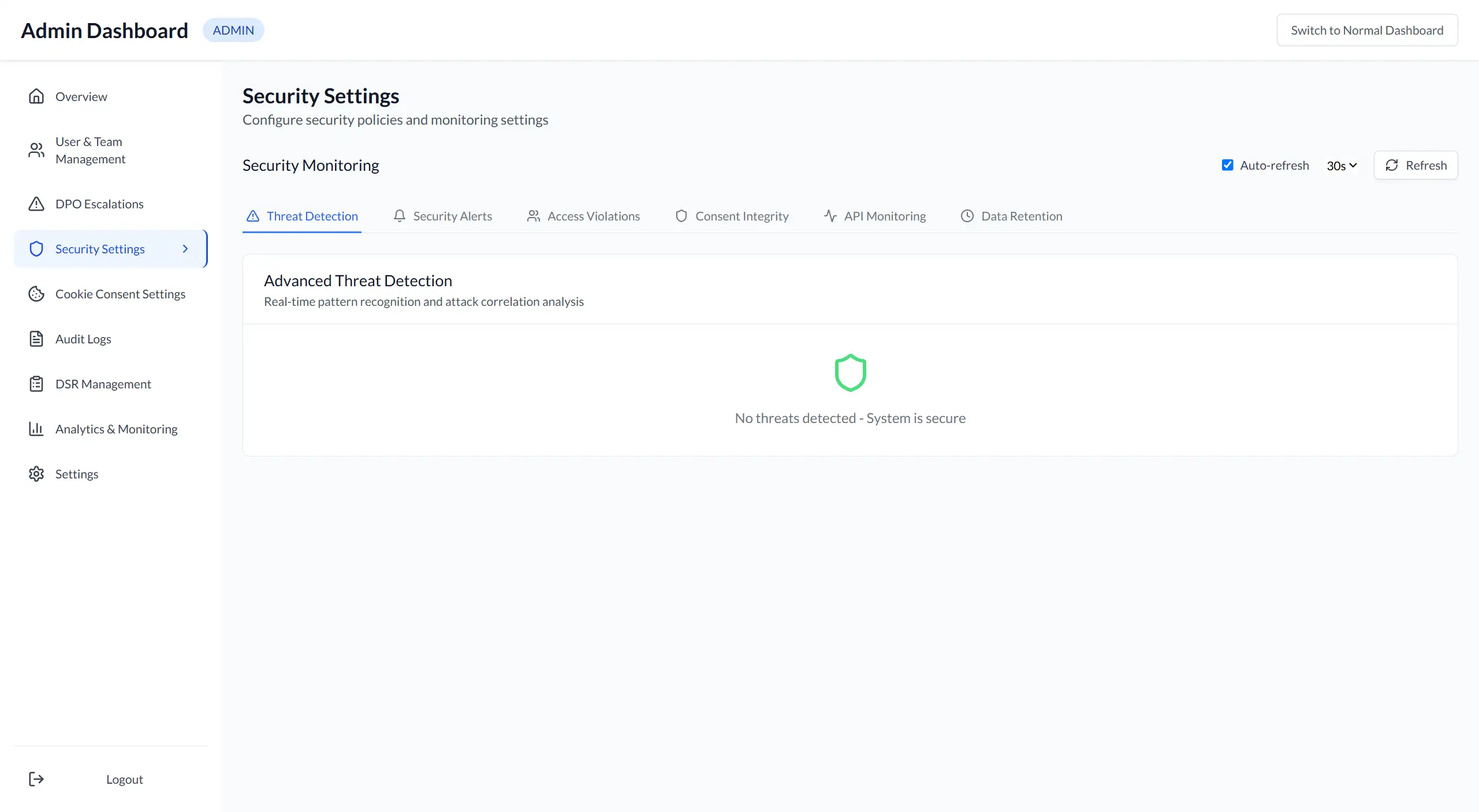Security Monitoring Dashboard